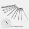 9pcs Hex Screwdriver Bit Set, Rustproof S2 Steel Magnetic Ball Head Hex Bits 1/4 Inch Hex Shank Metric Ball End Hex Screwdriver Bit for