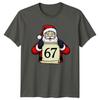 Six Seven 67th Birthday Santa Christmas Holidays Unisexs TShirt Unisexs Graphic Top