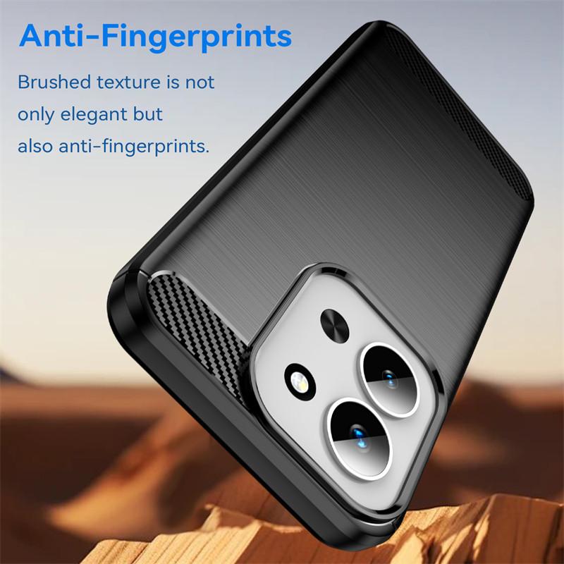 For Xiaomi Poco C85 Case Xiaomi Poco C85 Cover Funda Shockproof Anti-Slip Brushed TPU Protective Phone Cover For Xiaomi Poco C85