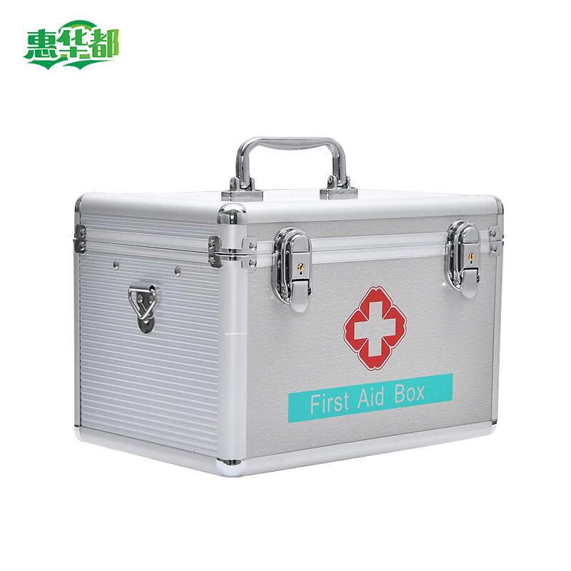 Aluminum Alloy Emergency First Aid & Medicine Box
