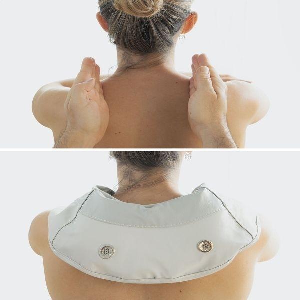 Heated Massager Thermal Cervical Massage Shoulders Back Legs