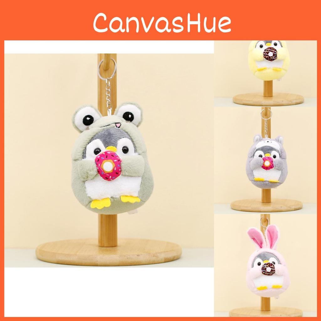 Adorable Transforming Penguin Plush Keychain With Short Plush Material And Cute Cartoon Look