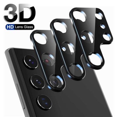 3D gebogener Objektivschutz für Samsung Galaxy S22 Ultra S21 S20 FE Z Fold 3 4 Kameraabdeckung für Samsung Galaxy A12 A32 A52 A13 A53 A03S A42 Glas