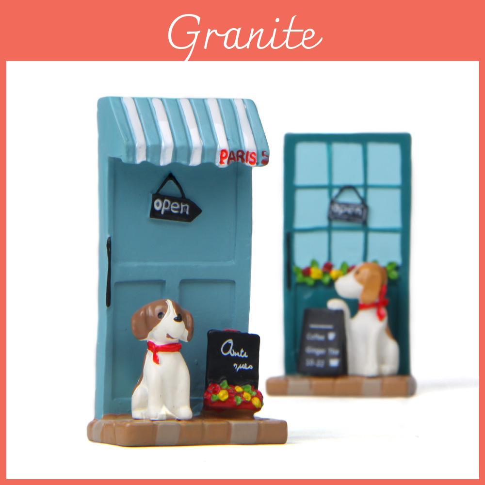 Cute Cartoon Puppy Shop Billboard Scene Model For Garden And Party Decor
