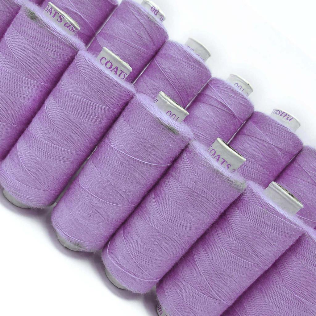 IBA Indianbeautifulart Blue Over Locking Spun 20 Pcs Quilting Sewing Wholesale Polyester Spool