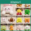 Plush Fruit Keychain With Soft Pp Cotton Filling For Bag Decor And Collectible Use