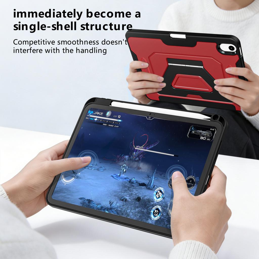 For IPad 10th 11th Gen A16 Air 5 10.9 Pro 11 Inch M2 M3 M4 Magnetic Flip Shockproof Tablet Case Smart Stand Pencil Holder Funda