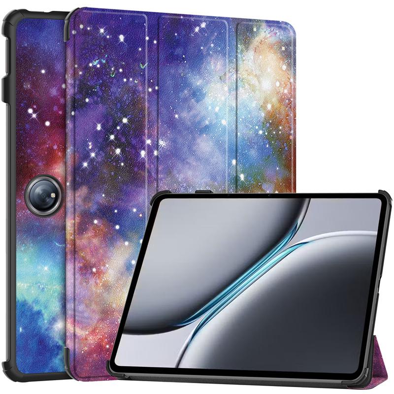 12.1" Trifold Magnetic Leather Hard Protective Cover for Oneplus Pad 2 Oneplus Pad Pro Foldbale Case Auto Sleep/Wake