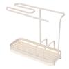 Kitchen Sink   Multifunctional Metal Sponge Soap Brush Storage Rack with Towel Holder