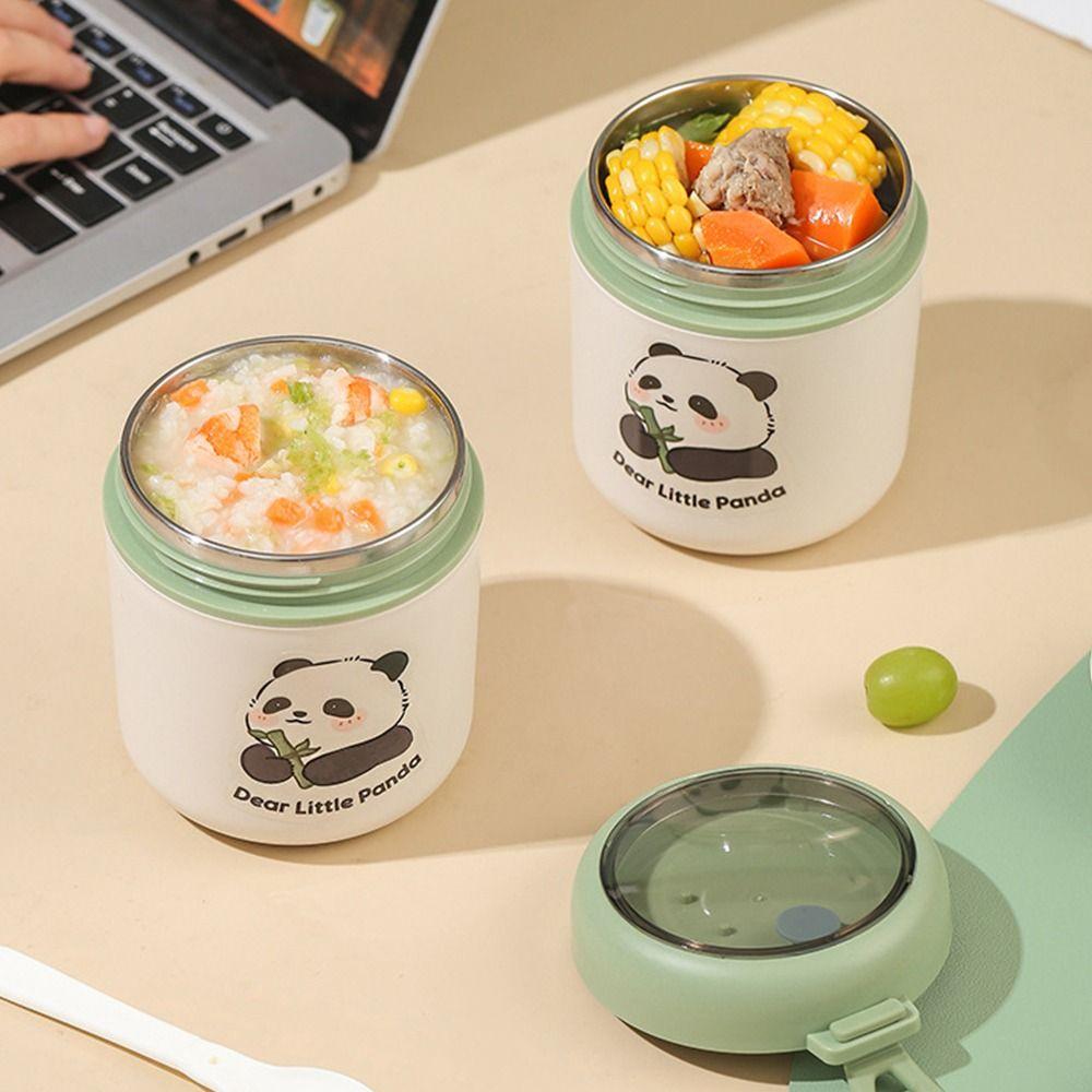 1Pcs Sealed Soup Bowl Insulated Breakfast Cup Porridge Cup Breakfast Box Vacuum Insulated Soup Can