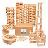 Karakaratsumiki Bausteine Holz Made Japan 240 Teile 100 Präfektur Miyazaki Zeder Unbemalt Pädagogisches Spielzeug Montessori 4 Jahre Geschenk
