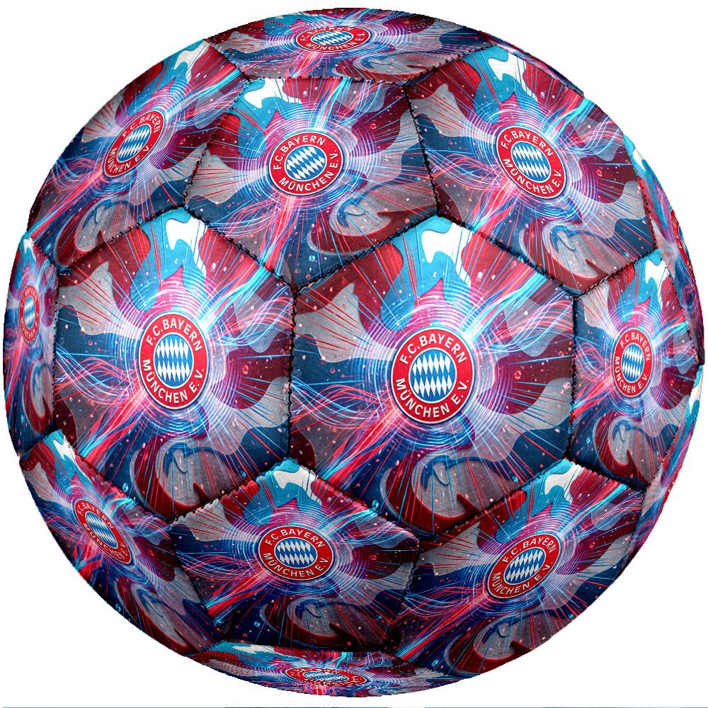 FC Bayern München Thema Fußball Größe 5 Fußball Weiche Haptik Professioneller Trainingsfußball für Outdoor-Sportarten