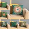 Bohemia Green Classic Cushion Cover Soft Reversible Durable Pillow Cover MultiScene Use for Home Car Daily Comfort
