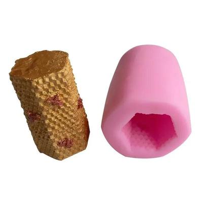 Wabenförmige Kerzen Silikonform 3D Wabenform für manuelle DIY Bienenwachsformherstellung