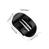 Curved Oval Updo Hair Claw - Temperament Shark Clip