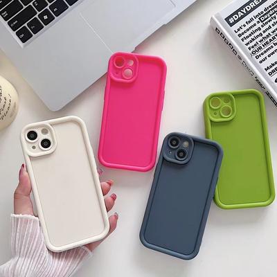Simple Solid Color Mobile Phone Case Suitable for Apple 17promax Full Inclusive IPhone 16 New Model 15 Anti Fall 14 13Pro
