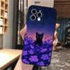 Phone Case Carcasa Funda For iPhone 17 Pro Max Air 16 15 14 13 Pro Max 15 16 Pro 15Plus Black Cats Case