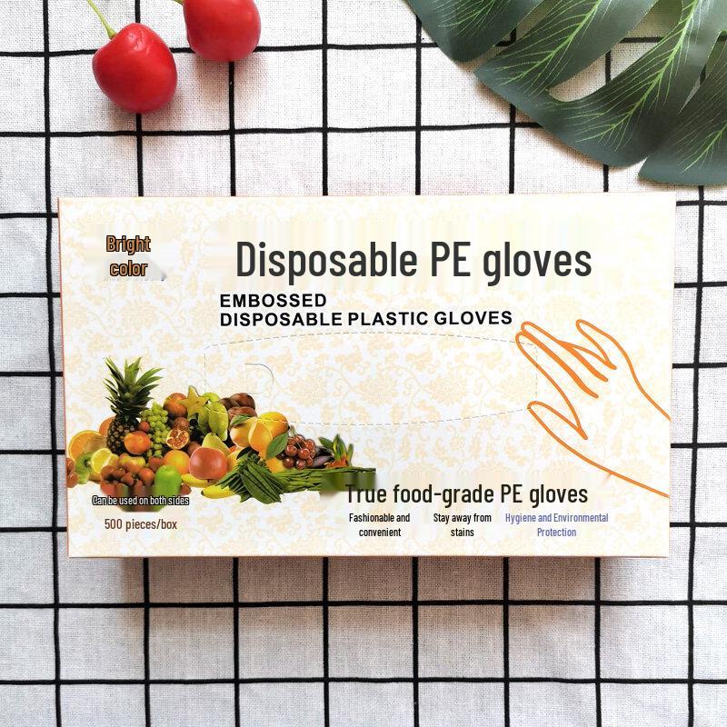 ZISIZ Food Grade Disposable Plastic Gloves