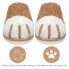 Fashion Litfun Winter Fuzzy Slippers Women Cute Animal Slippers House Warm Fur Slippers Couples Bedroom Non-Slip Indoor Fluffy Slippers