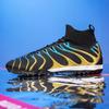 Herren Match Outdoor Fußballschuhe Sporttraining Lange Stollen FG/TF Jungen Rutschfeste Fußballschuhe Stollen Indoor Futsal Bequem