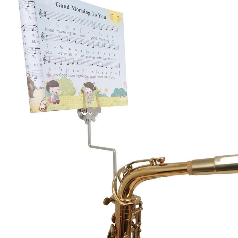 Saxophone Marchings Clamp-On Stand Holder Musical Instrument Accessories