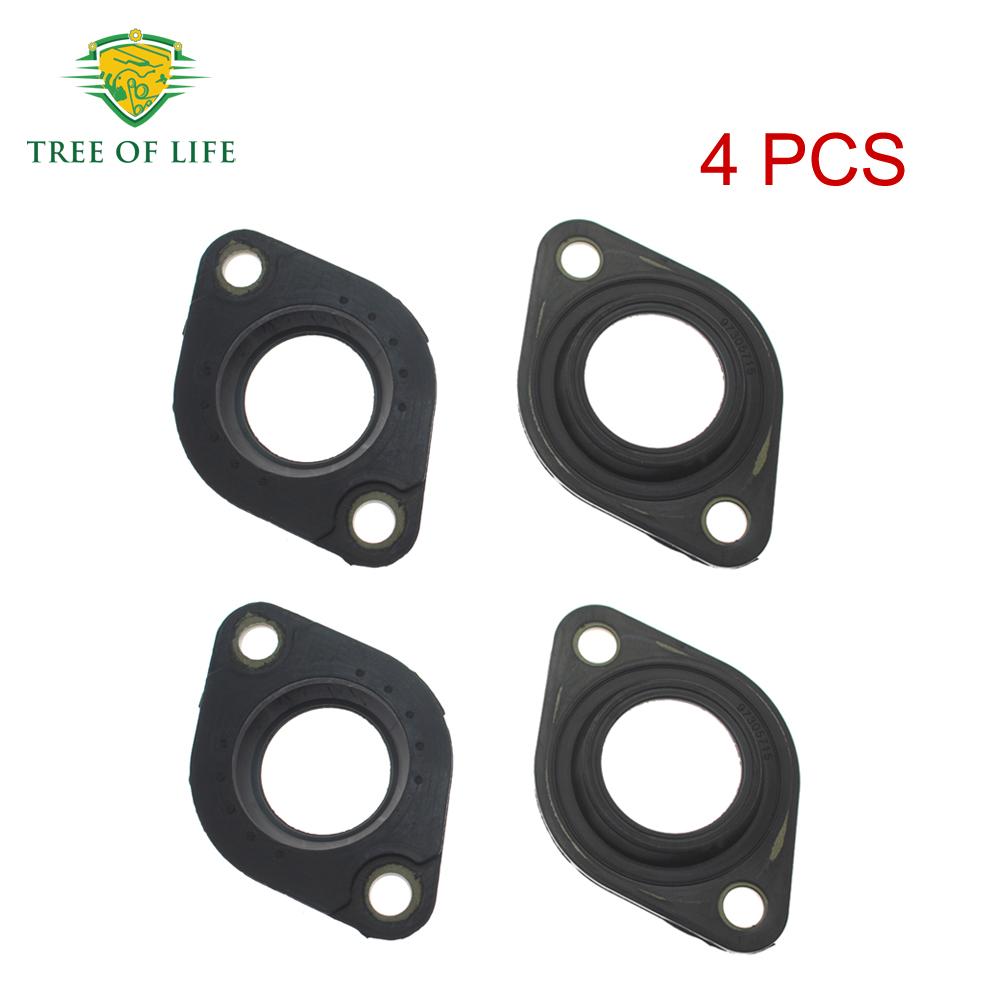 4PCS Cylinder Head Cover Rocker Upper Injector Nozzle Gasket Seal For Honda Civic 1.7 CTDi 2002 2003 2004 2005 12342PLZD10 4PCS