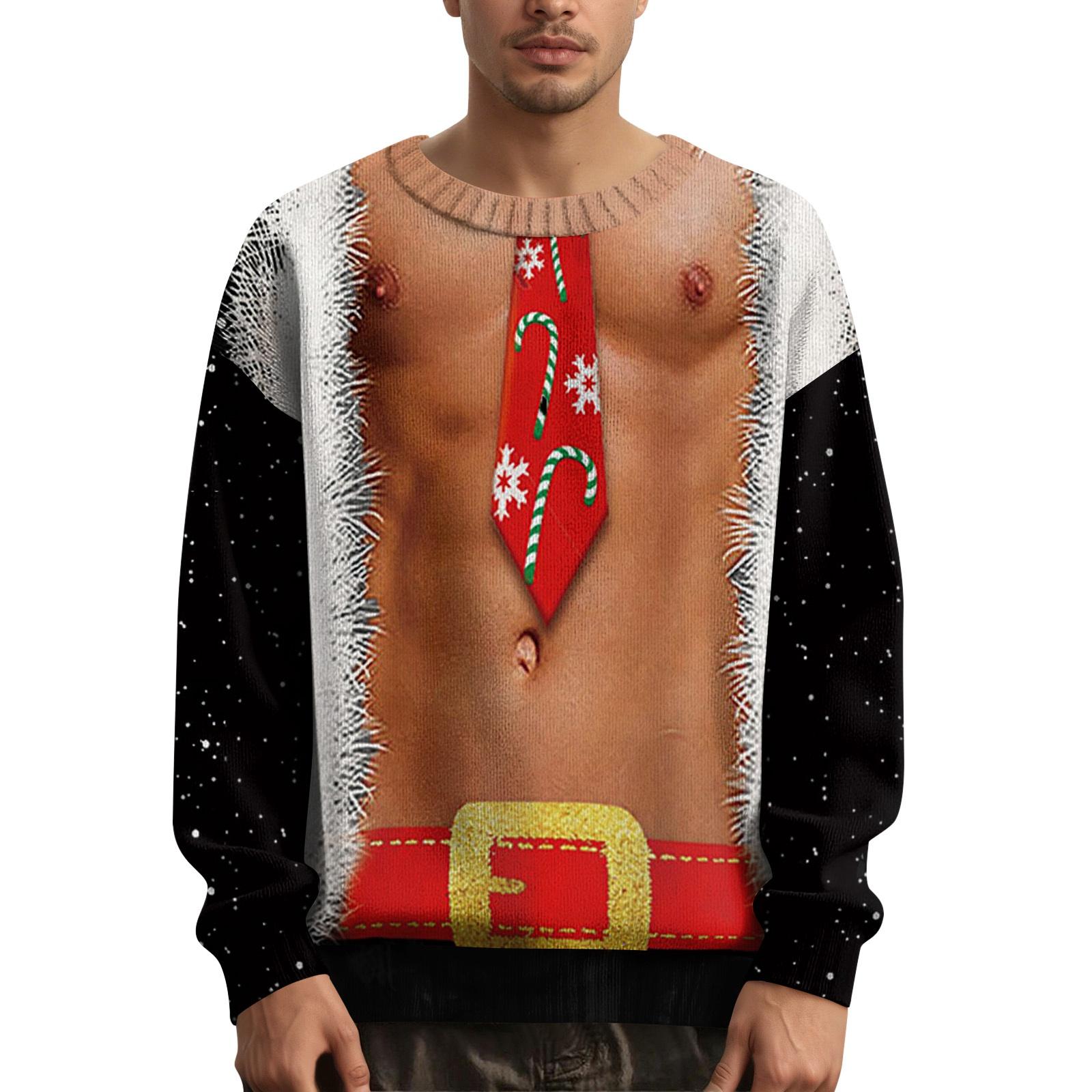 

Мужской повседневный топ реглан с принтом на Хэллоуин и рукавом три четверти M чёрный