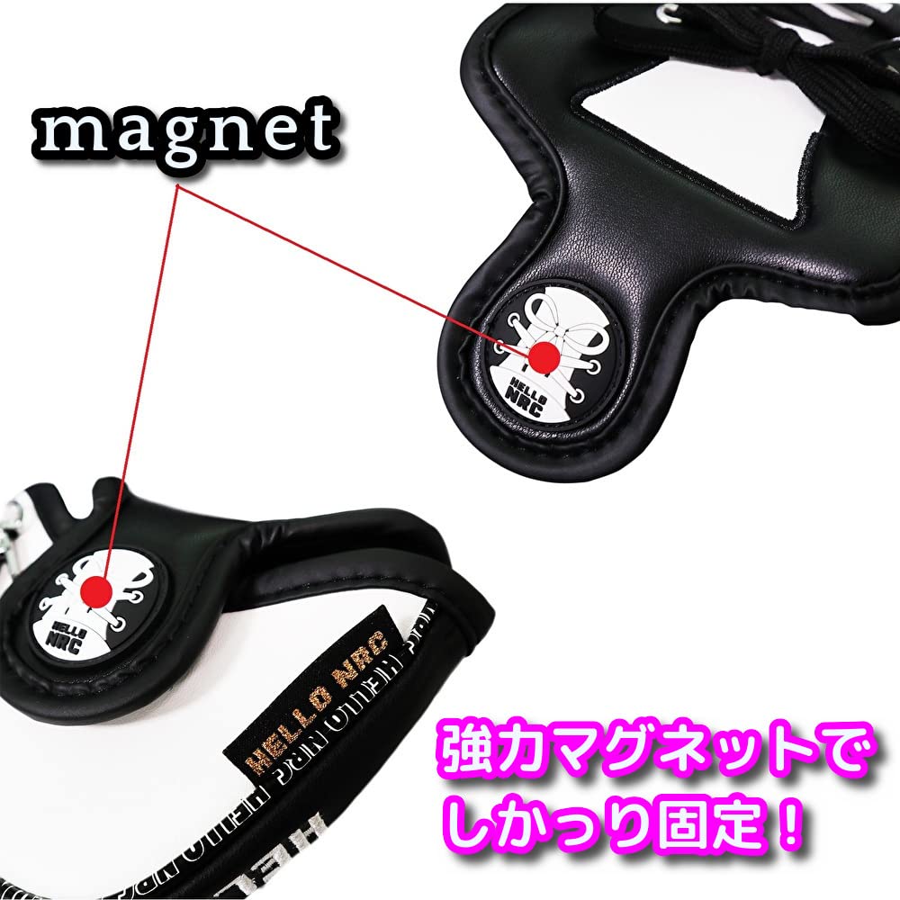 Golf Putter Abdeckung Putter Fall Kopf Abdeckung Mallet Typ Pin Typ PU Leder (Hammer Typ ROT)