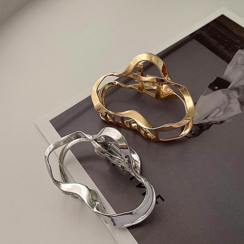 31Styles Metal Gold Silver Hair Claw Clips For Women Geometric Cross Snake Girls Jaw Clamps Punk Korea Hairwear Accessories