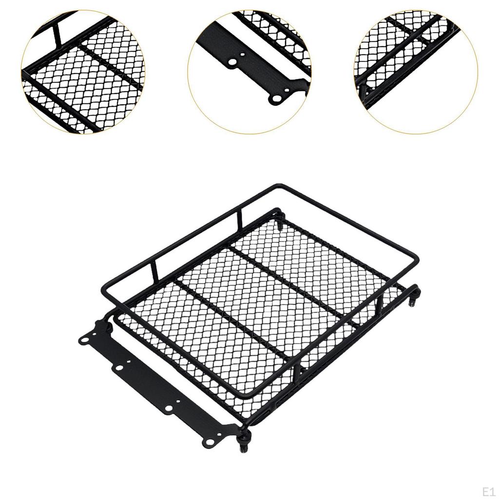 RC Car Metal Roof Rack Luggage DIY Lightweight Upgrade for 1/10 1/12 Model Part