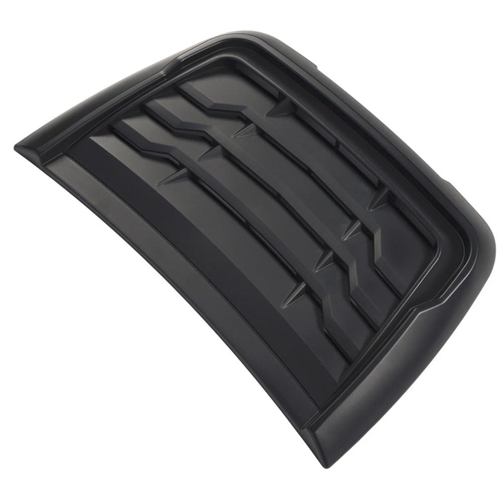 Black Car Exterior Hood Vent Scoop Cover Air Intake Grille Inlet Trim Universal