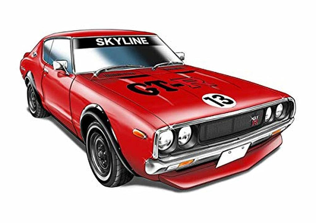 Fujimi Model Hello Mechadock Series Nissan Skyline 2 Door Team Nikaido Plastic Model Mechadock 7 1/24 No.7 GT-R '73 (KPGC110) GT-R