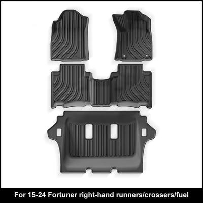 Eco-Friendly TPE Floor Mats & Trunk Liner for 2015-2024 Toyota Fortuner