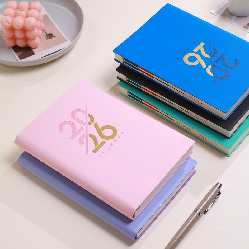 2026 Angled A5 Daily Planner & Calendar - English Schedule and Efficiency Guide