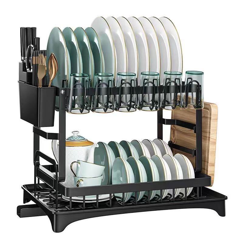Hongfu Double-Layer Multifunctional Dish Drying Rack