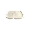 ZL Disposable 4-Compartment Biodegradable Corn Starch Lunch Box