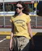 Sseomweeobeoteo 21 Square Logo Top - Yellow