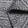 BILU Thicken Yarn Woven Polyester Cotton Linen Ethnic Jacquard Fabric for Home Textile