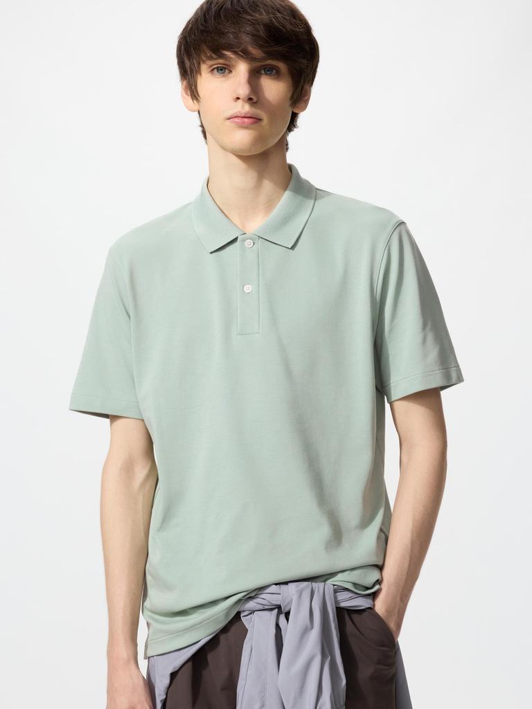 Uniqlo Airism Cotton Pique Polo Shirt