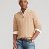 Men's Thick Knit High Neck Cable Sweater - Autumn Winter Collection