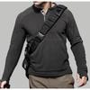 Versatile Autumn Winter New Slim Long-sleeved Stand Collar Personality European American Casual Sweatshirt for Men