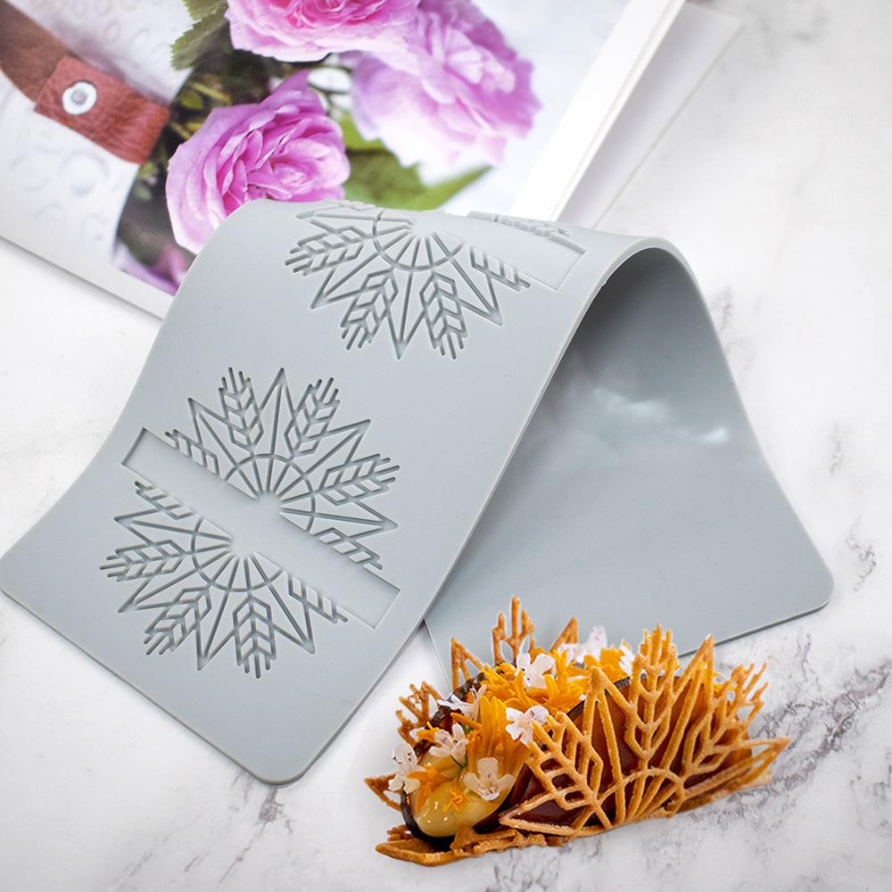 Verschiedene Blatt-Schmetterling Blume Silikon Kuchenspitze Form Schneeflocken Hirsch Form Fondant Form Kuchen Dekorationswerkzeug Küchenbackform