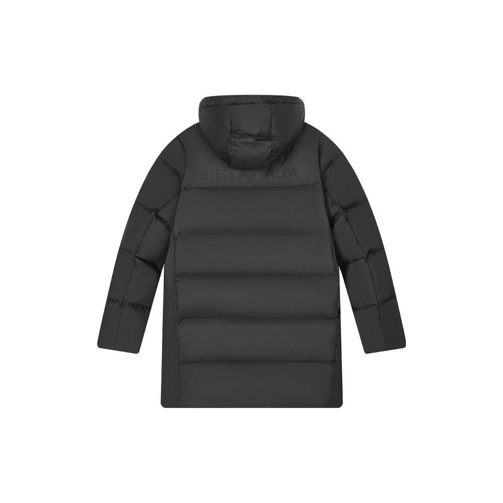 New FILA Down Jacket Men's Jet Black F61M347904A-BK