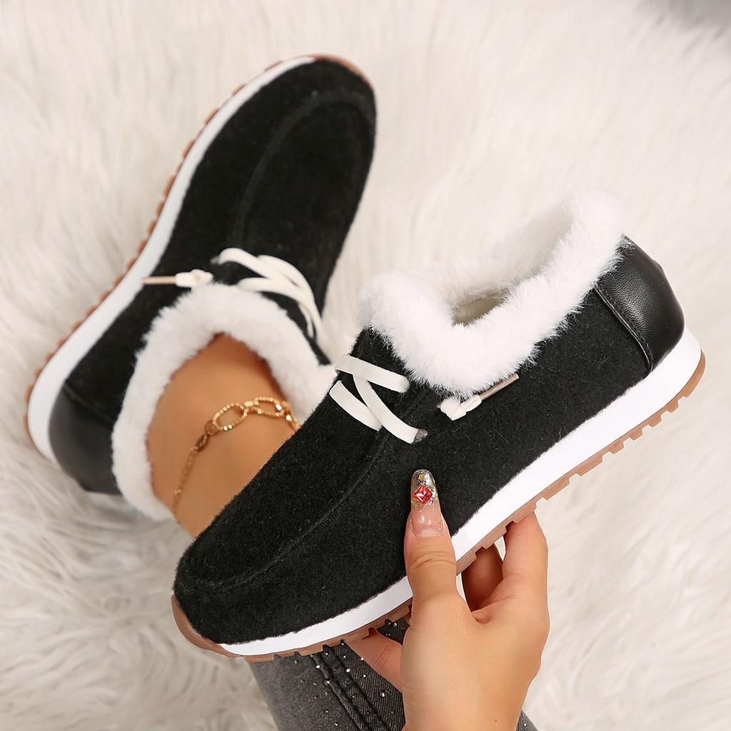 Women Winter Warm Sneakers Female Tennis Shoes Fitness Sport Shoes Ladies Trainers Anti Slip Outdoor Walking Footwear