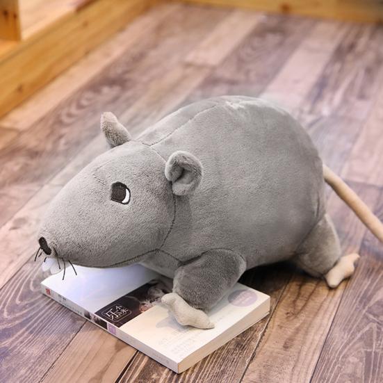 Simulated 3D Mouse Rat Animal Soft Plush Doll Toy Sofa Couch Decor New Year Gift