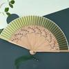 Tassel Chinese Style Silk Fan Retro Design Handheld Shell Fan Bamboo Folding Fan  Home Decor