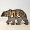 Animals Ornaments Freestanding Decorative Statues Art Lovely Ornament for Desk Tabletop Cafe
