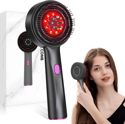 Elektrische Kopfmassagegerät 2-in-1 Kopfhautmassagebürste