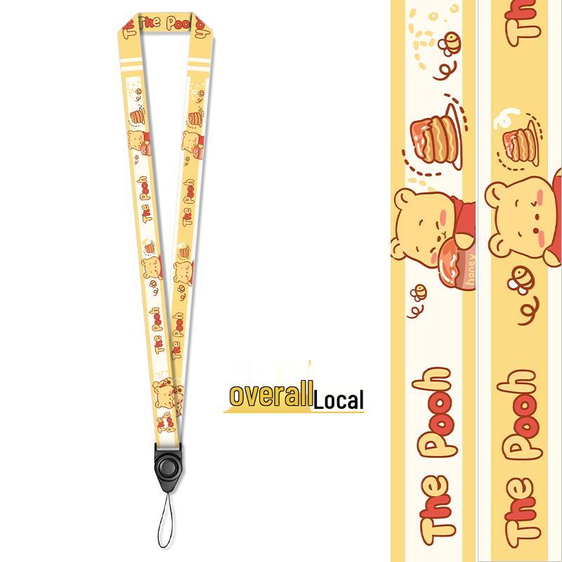 Lanyard Nero Multifunzionale Personalizzato Creativo con Porta Badge Separato per Badge Identificativi dei Dipendenti.