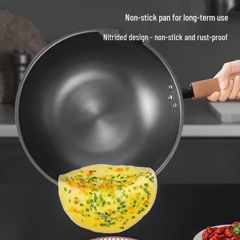 Kobach Deep Nitrogen Rust-proof Iron Wok